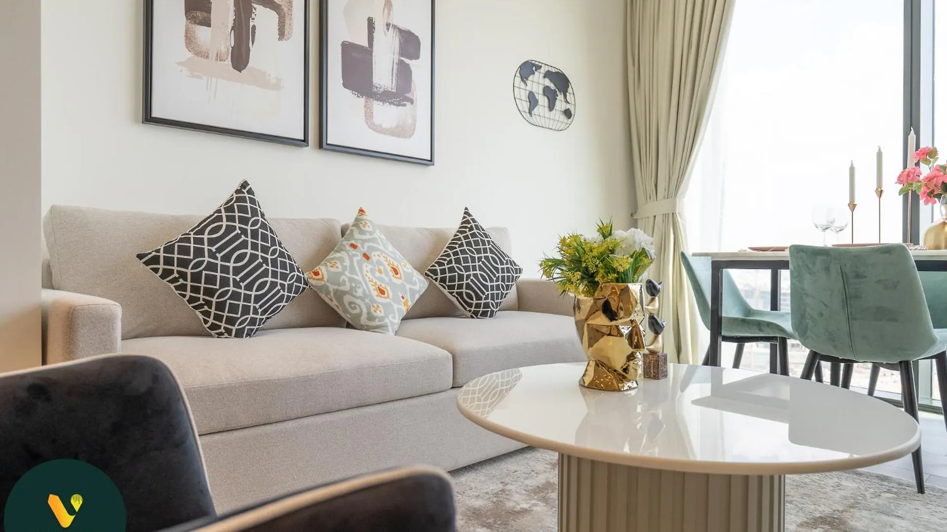 Vogue Sobha Hartland Lush Oasis Near Downtown Apartment Dubai