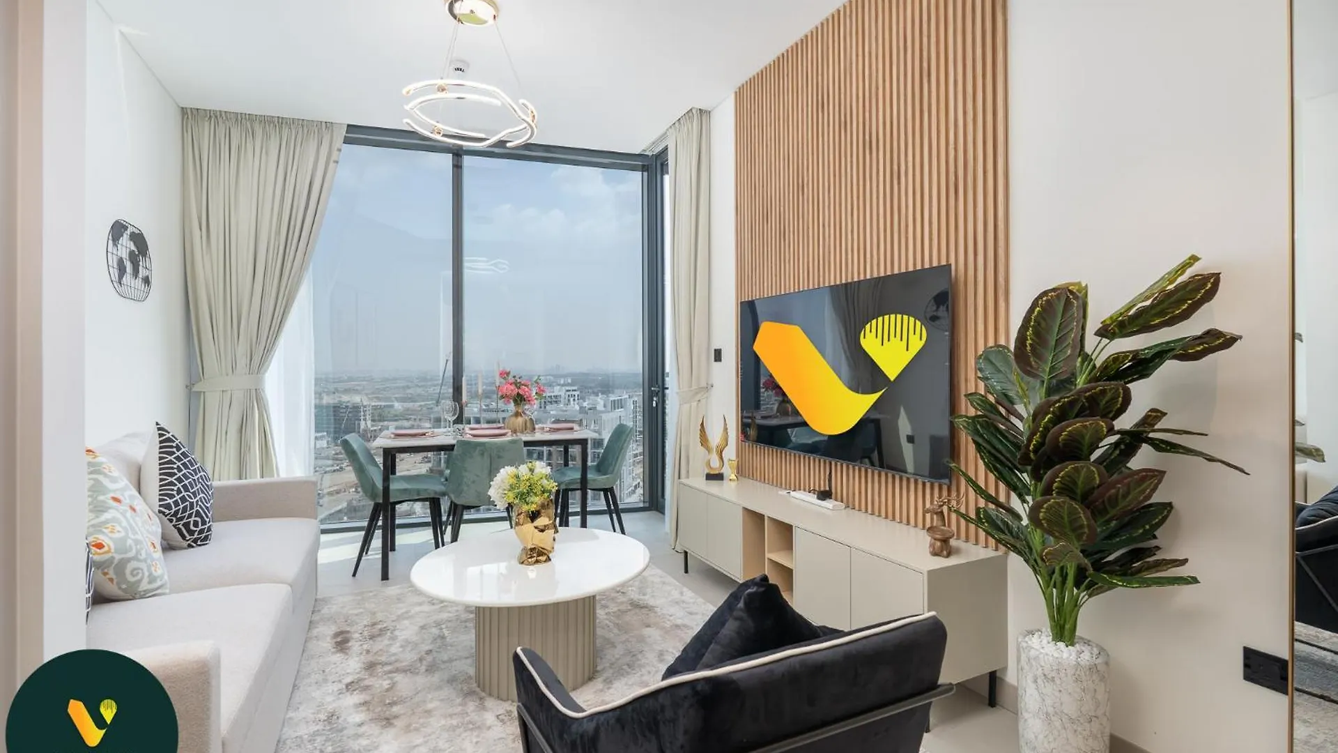 Vogue Sobha Hartland Lush Oasis Near Downtown Apartment Dubai